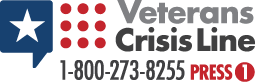 Veterans Crisis Line: 1-800-273-8255, Press 1