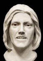 Photo of a composite bust of a missing woman from Sheridan, Wyoming.