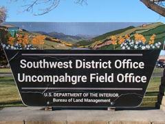 Southwest District Sign