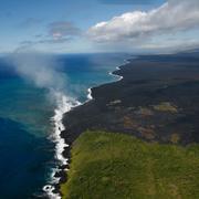 Image: Aerial coastline of Kilauea