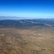 Photograph showing an aerial view from central Truxton basin looking northwest.