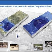 Big Thompson Floods of 1976 and 2013 - A Visual Comparison of Flood Events