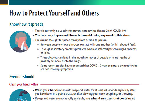 How to protect yourself and others
