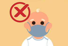 graphic of a girl wearing a blue mask