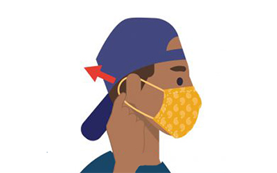 graphic of a man wearing an orange mask
