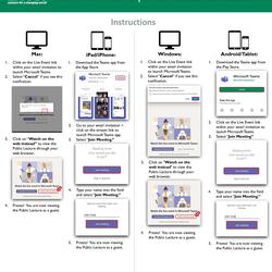 How to Attend Virtual USGS Public Lecture 