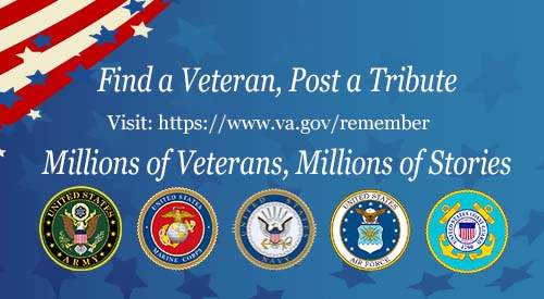 Image of Veterans Legacy Memorial (VLM), the country's first digital platform dedicated entirely to the preservation of the memory of the 3.7 million Veterans interred in VA national cemeteries.
