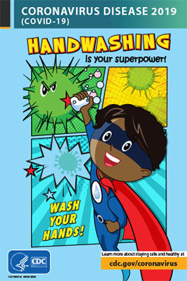 Children's activity book: Handwashing is your superpower!