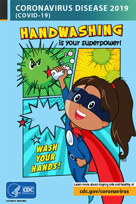 Children's activity book: Handwashing is your superpower!