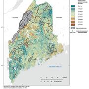 Uncertainty in recharge to groundwater for Maine, 1991 to 2015