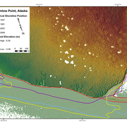 Brownlow Point, Alaska Shoreline position