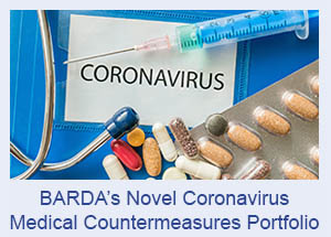 BARDA's Novel Coronavirus Medical Countermeasures Portfolio