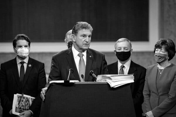 Senator Joe Manchin recognizes who most needs economic support now.