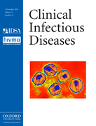 Cover image of current issue from Clinical Infectious Diseases