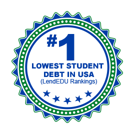 unt dallas number 1 lowest debt