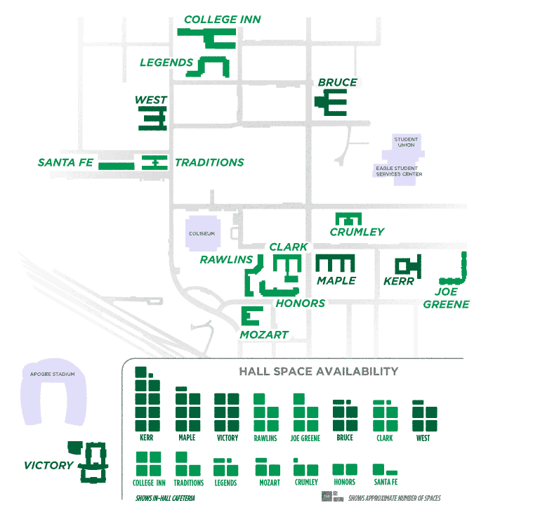 Map of Residence Halls